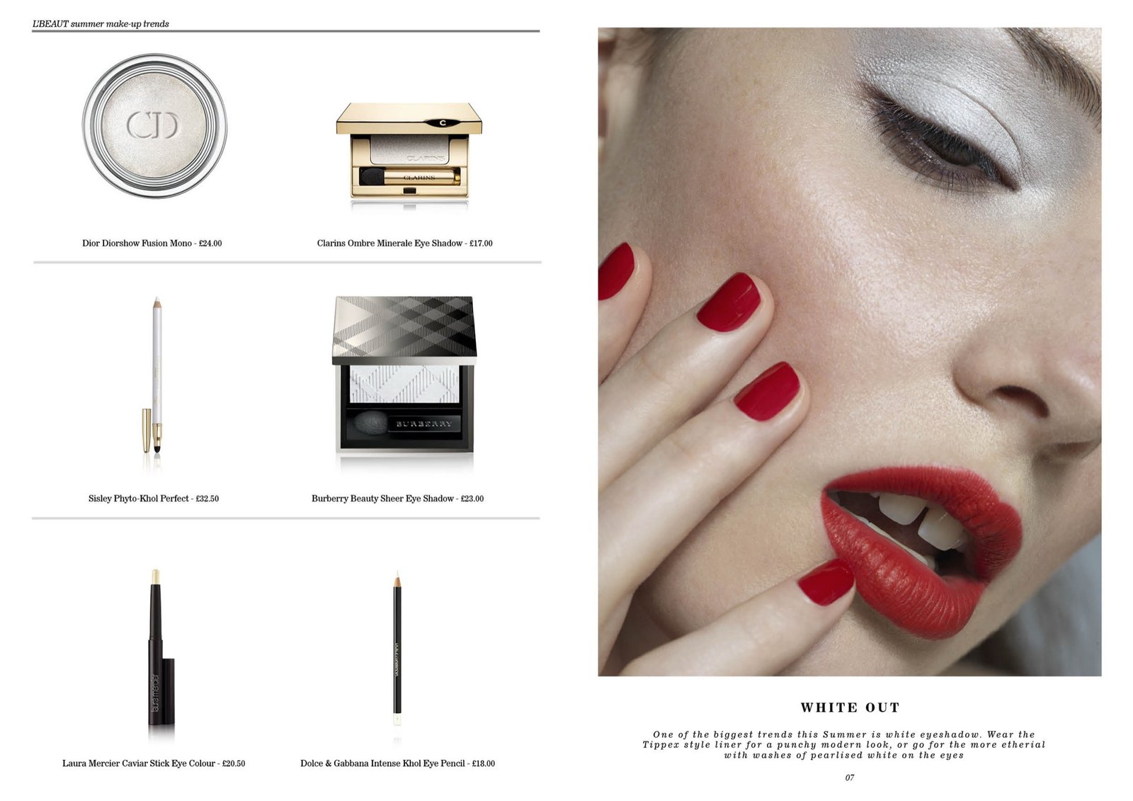 White Out beauty editorial